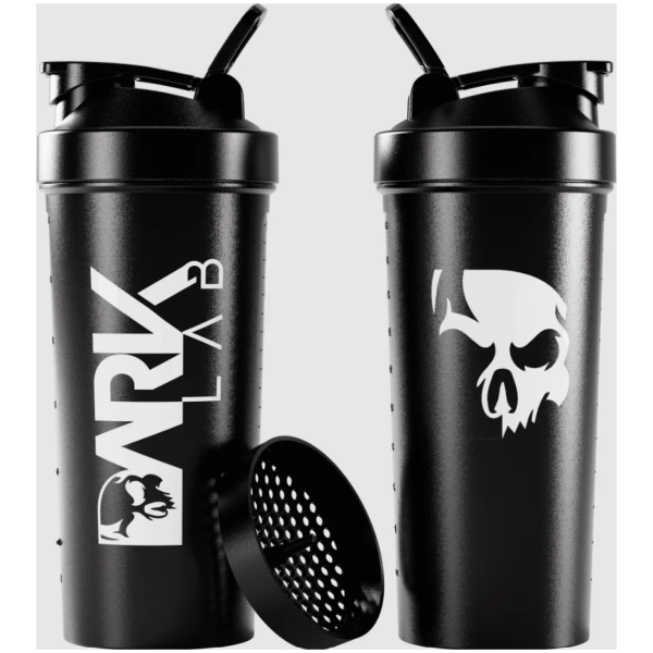 Coqueteleira Shaker Caveira Preta 700ml com Rede