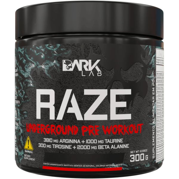 Pré-Treino Raze Underground Pre Workout 300g