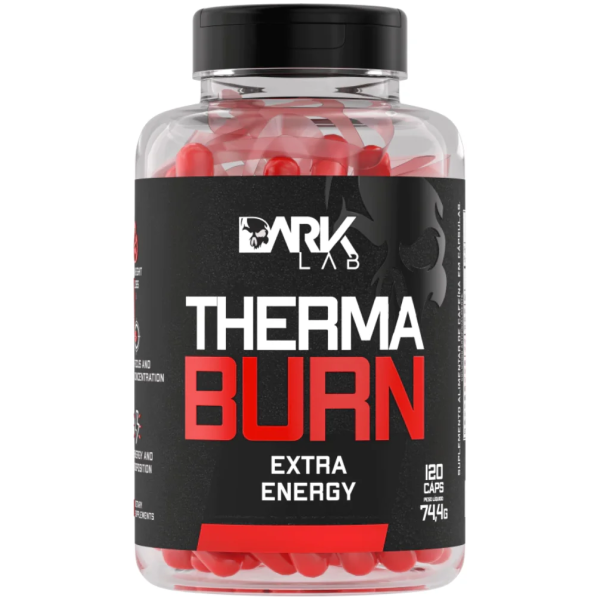 Termogenico 120 Capsulas Therma Burn 120 Caps Dark Lab com Cafeina