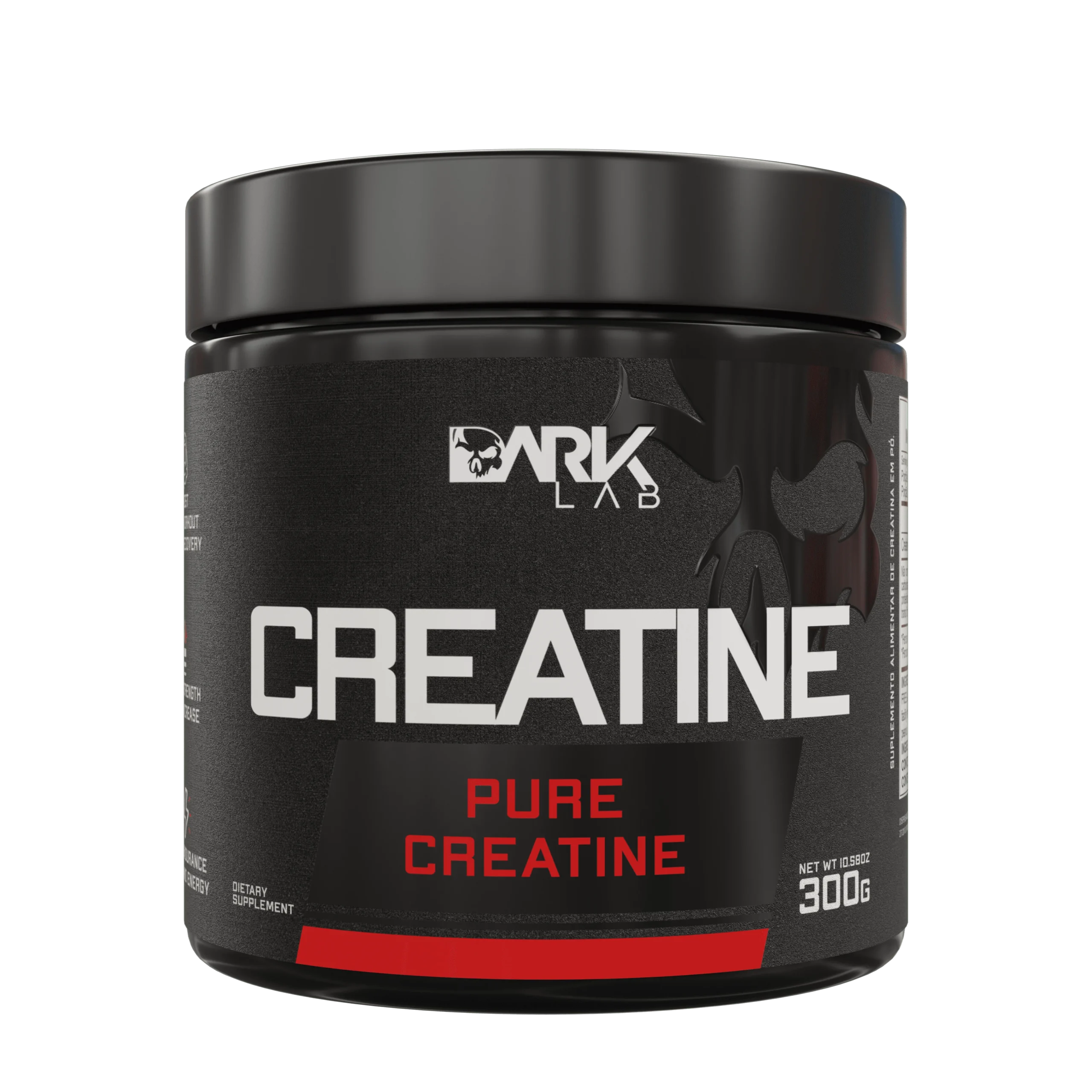 kf-A74996e84cec34e68949e86a83d4ecb0es Creatina 100% Pura Monoidratada 150g/300g Dark Lab - Imagem 1
