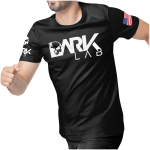 Camiseta Para Treino Preta DRY-FIT Dark Lab - Camisa Academia, Fitness, Musculação, Dry Fit - Imagem 2